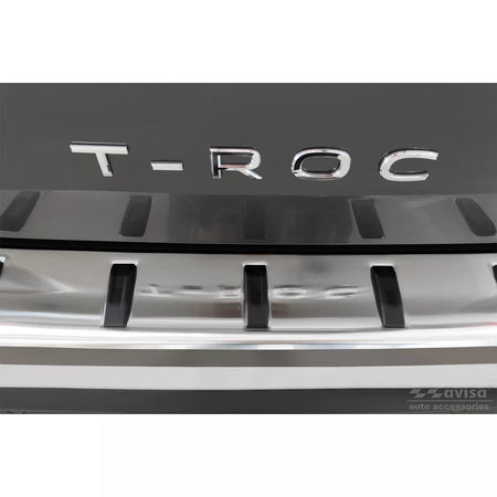 Protezione Paraurti Posteriore Rinforzata Cromata per Volkswagen T-roc 2017-2022
