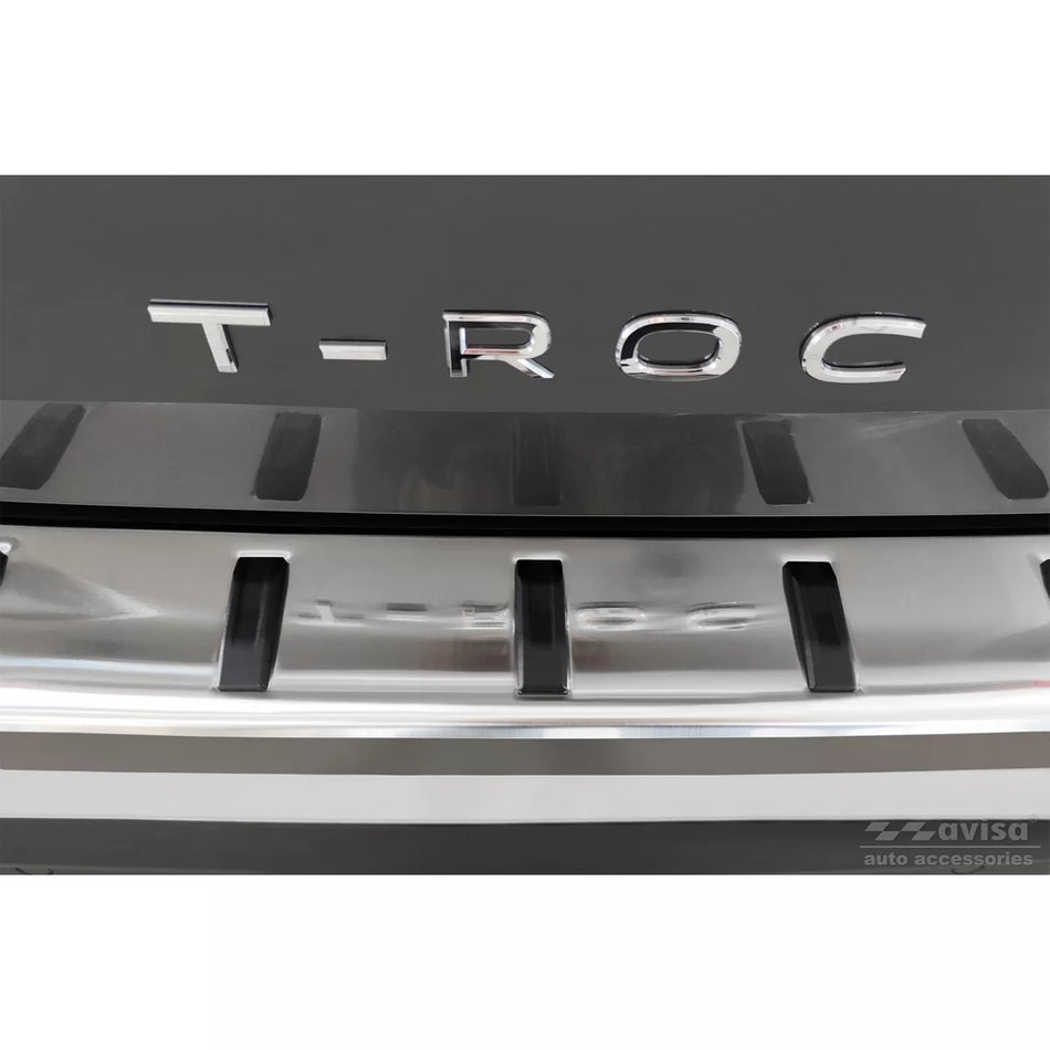 Protezione Paraurti Posteriore Rinforzata Cromata per Volkswagen T-roc 2017-2022