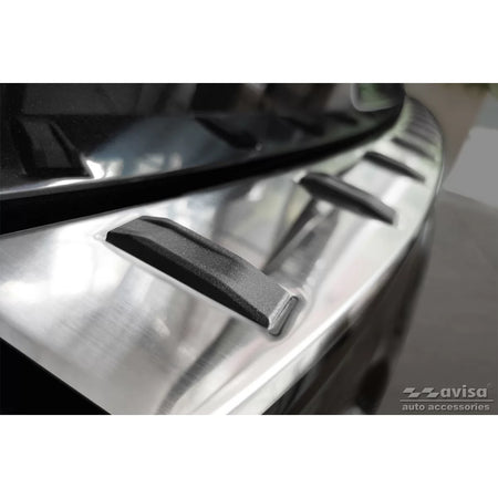 Protezione Rinforzata Paraurti Posteriore Cromata per Volkswagen Tiguan R-line