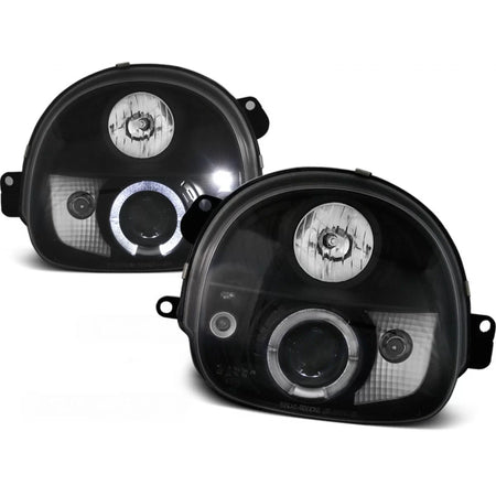 Fanali Angel Eyes Neri per Renault Twingo 03.93-09.98
