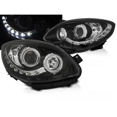 Fanale Daylight Nero Anteriore Destro per Renault Twingo 07-11
