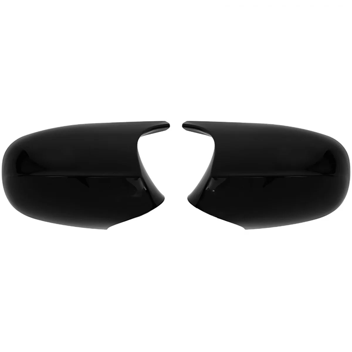 Calotte Specchietti Nere Lucide Anteriori per BMW E81 E82 E87 E88 Facelift