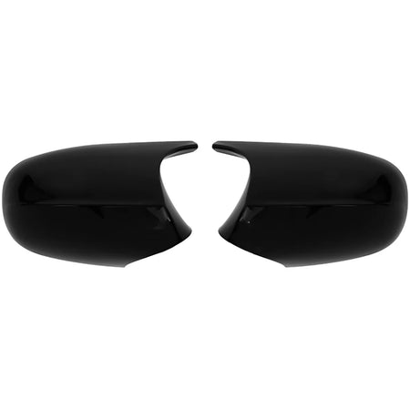 Calotte Specchietti Nere Lucide Anteriori per BMW E81 E82 E87 E88 Facelift