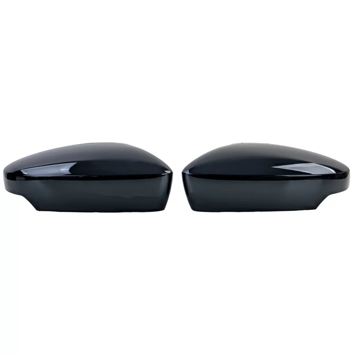 Calotte Specchietti Nere Lucide per Skoda Fabia Nj 2014-2022 Set