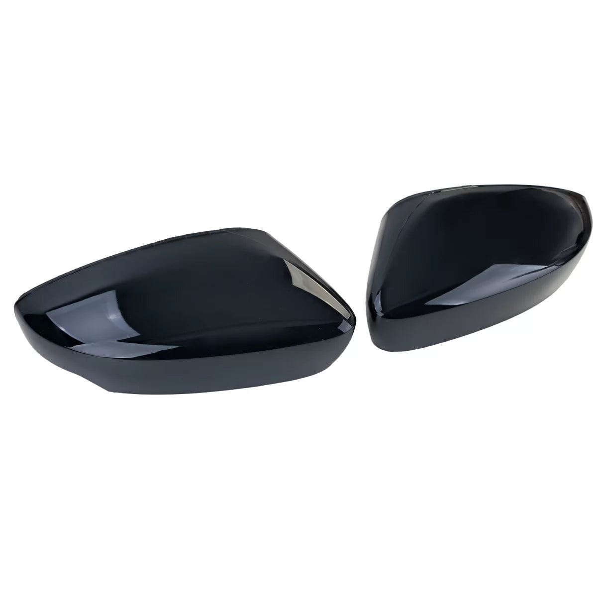 Calotte Specchietti Nere Lucide per Skoda Fabia Nj 2014-2022 Set