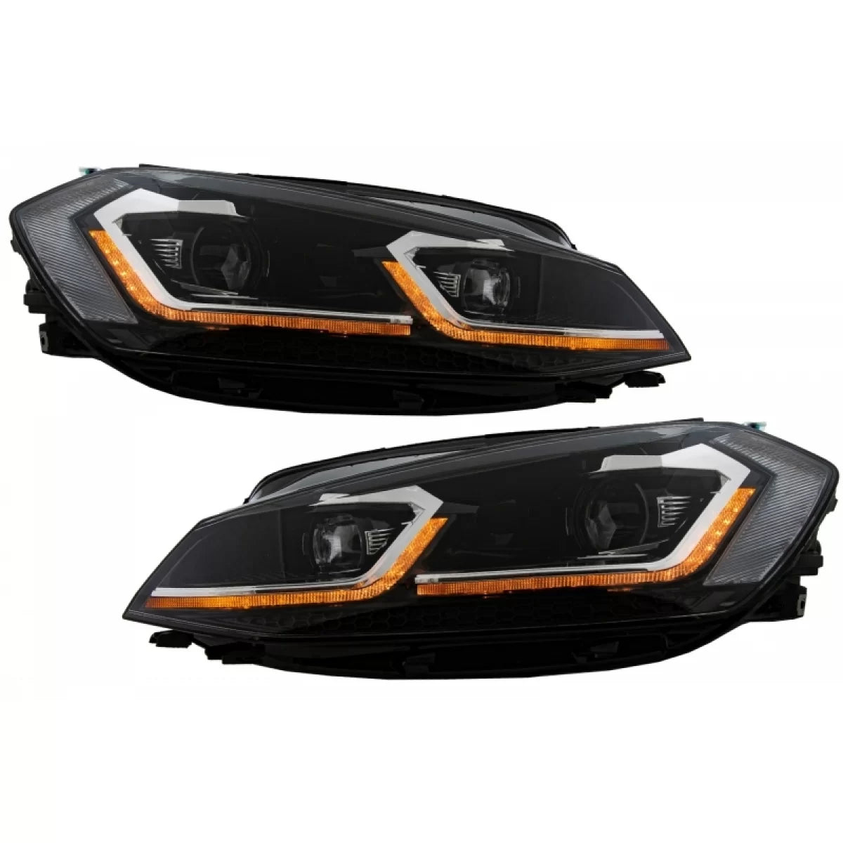 Fari LED Dx con Frecce Dinamiche VW Golf 7.5 Vii Facelift 2017-up