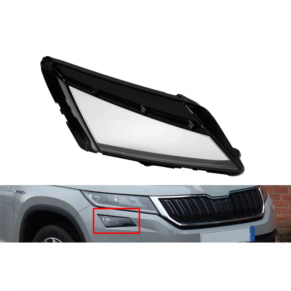 Vetro Faro Destro Anteriore per Skoda Kodiaq 2017-2020