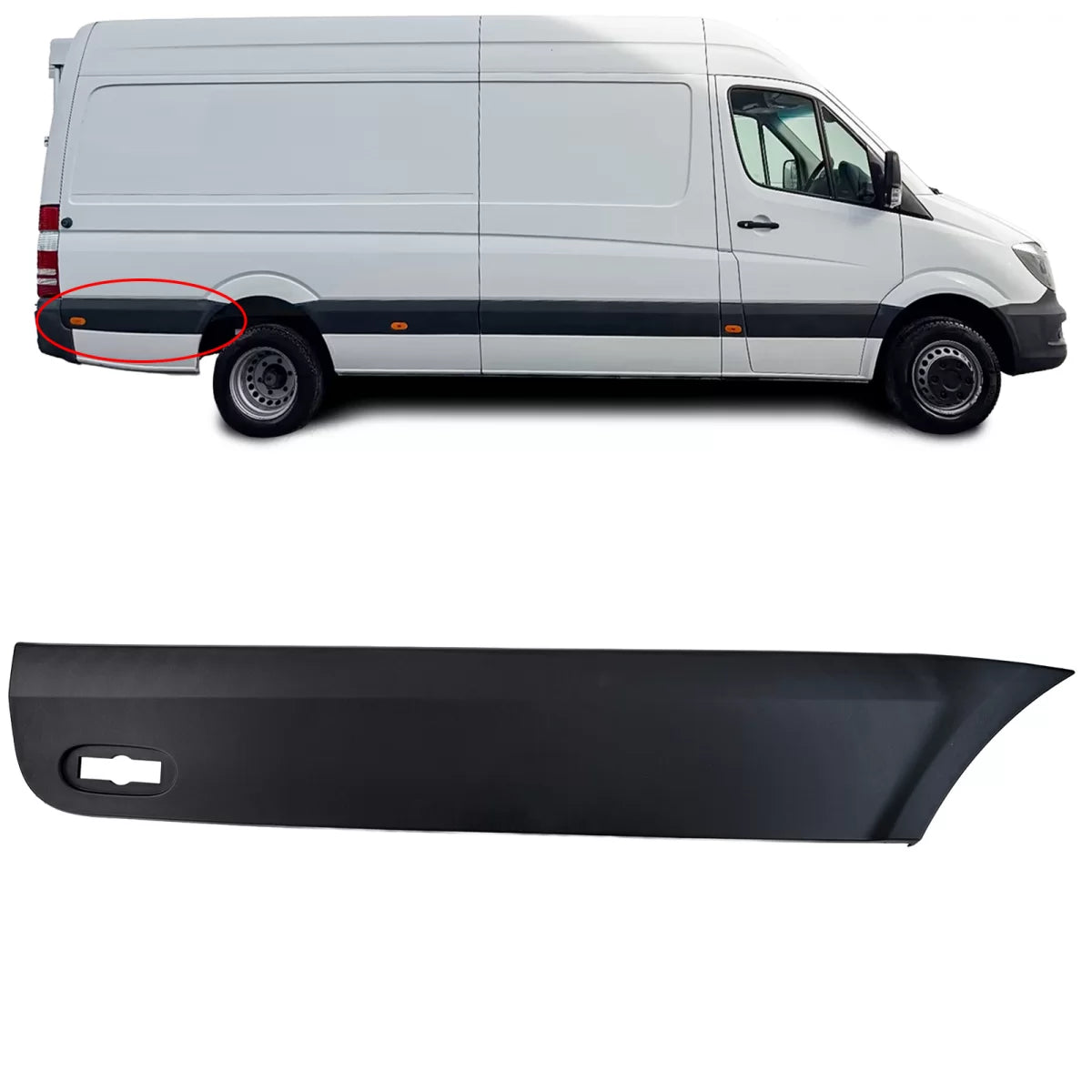 Modanatura Pannello Laterale Posteriore Destro per Mercedes Sprinter W906