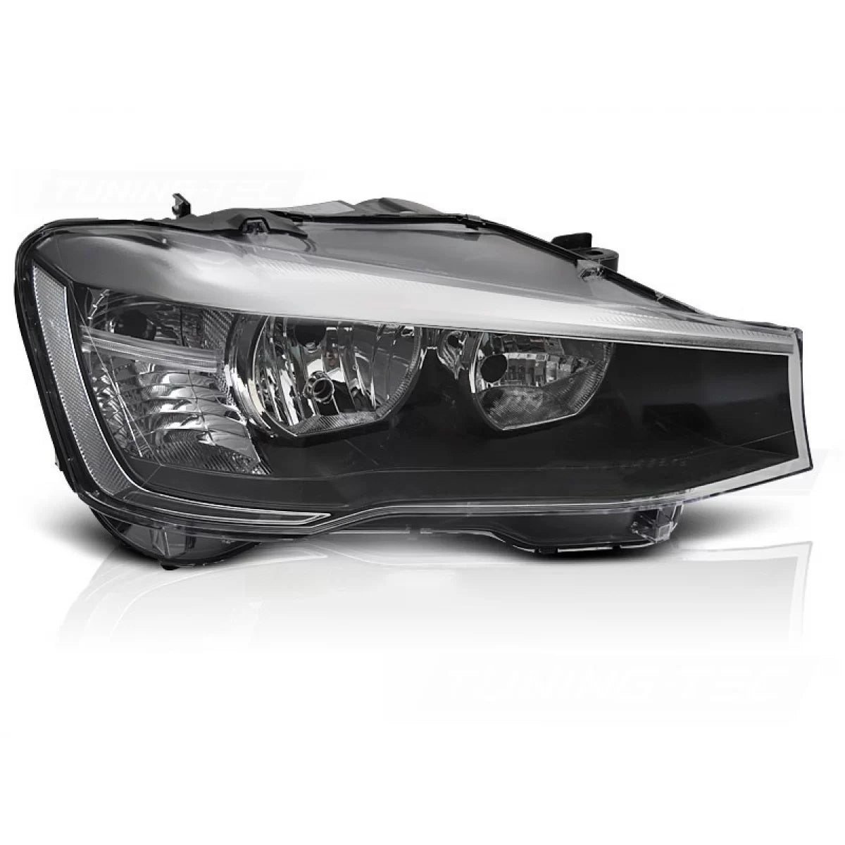 Faro Riflettore Destro Anteriore con Base Nera per BMW X3 F25 LCI 2014-2017