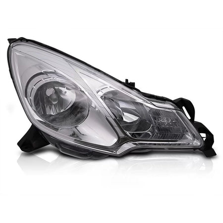Faro Riflettore Anteriore Destro con Base Cromata per Citroën C3 2009-2012