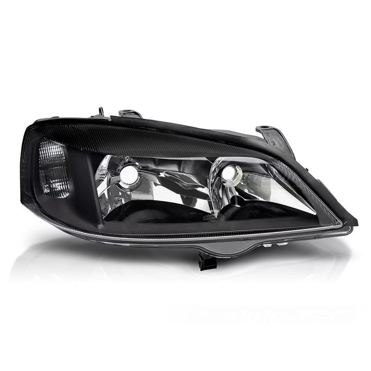 Faro Riflettore Anteriore Destro Base Nera per Opel Astra G 1997-2004