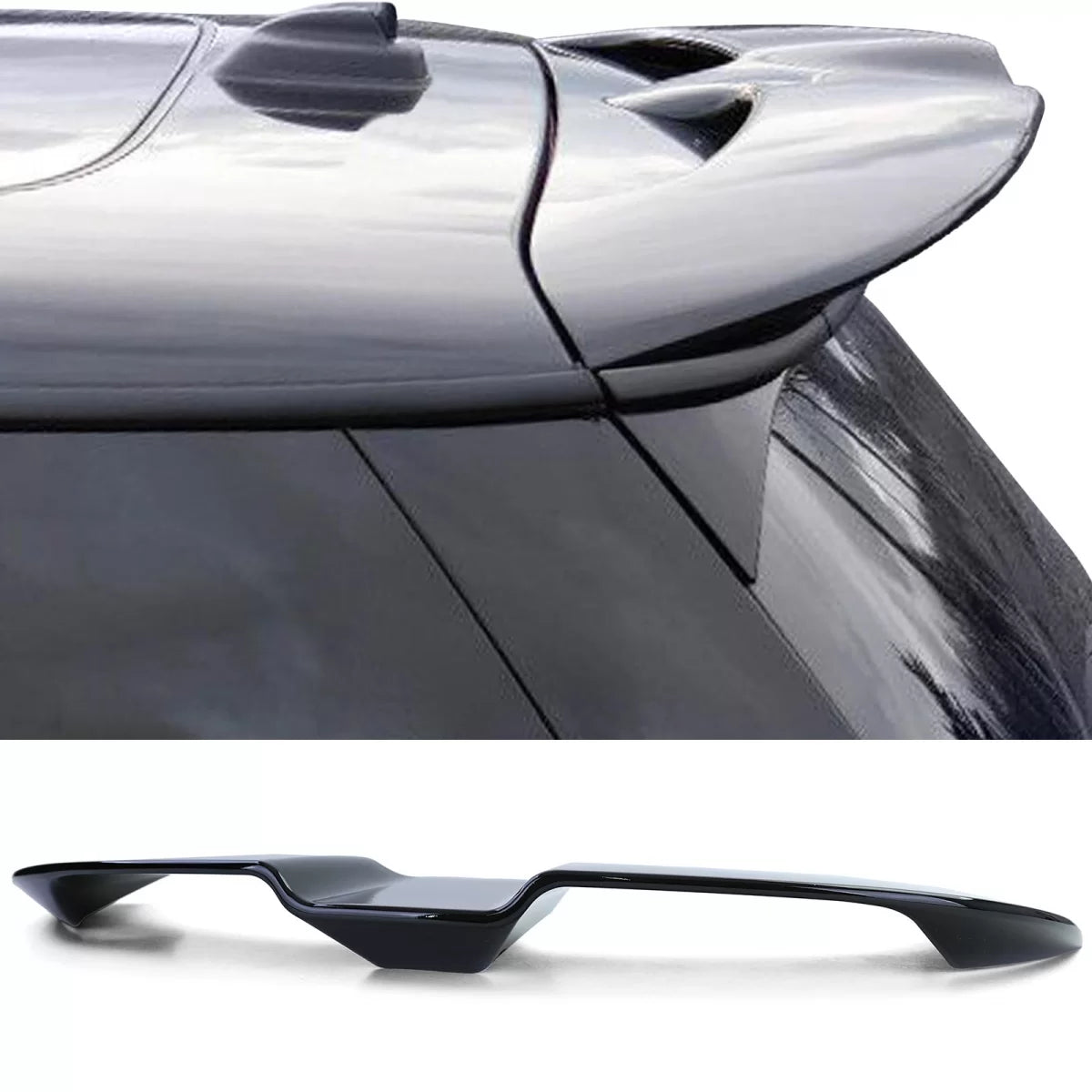Spoiler Posteriore Tetto Nero Lucido per Mini Cooper F56 dal 2014
