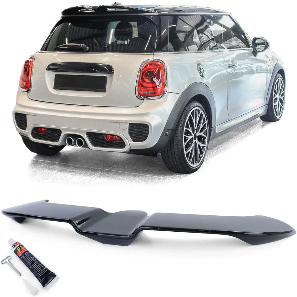 Spoiler Posteriore Tetto Nero Lucido per Mini Cooper F56 dal 2014