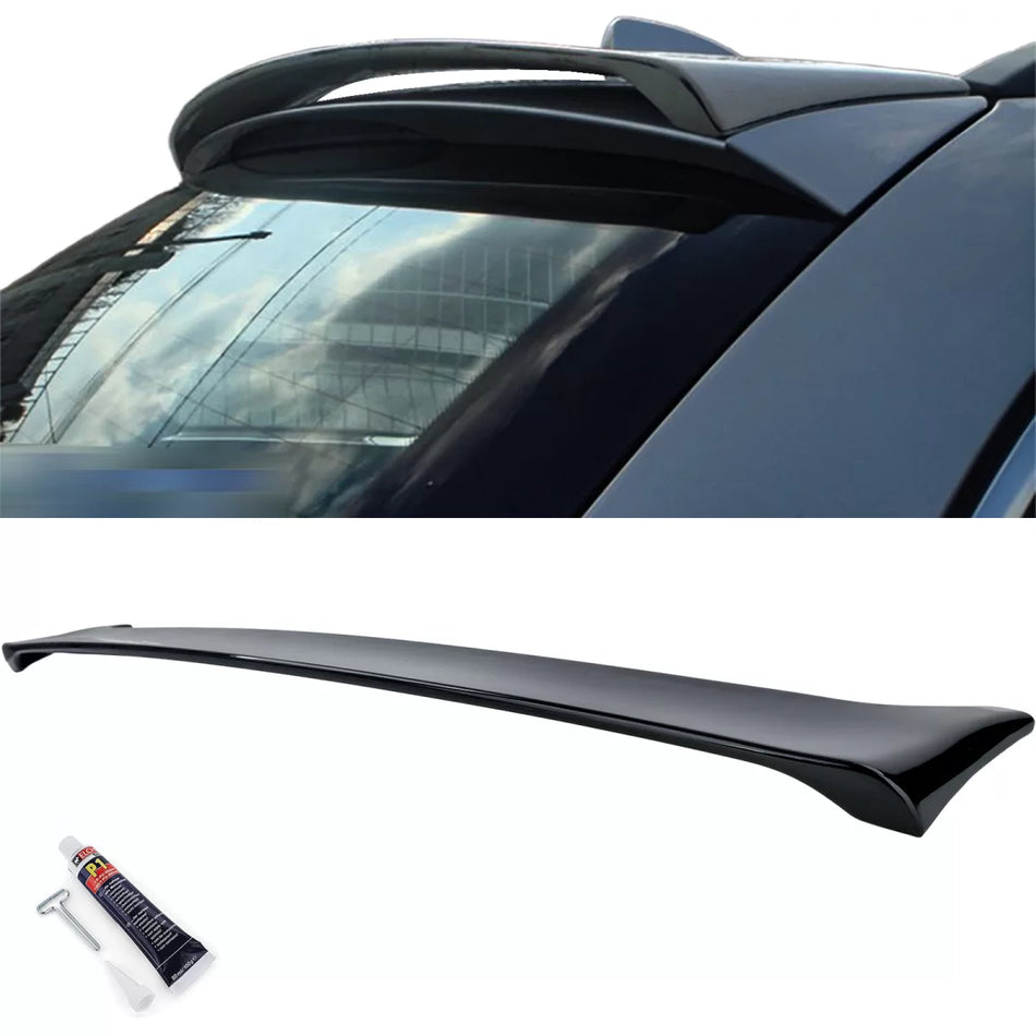 Spoiler Posteriore Tetto Lucido Nero per BMW Serie 5 E61 Touring 2005-2010
