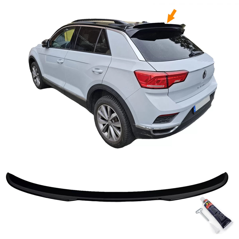 Spoiler Posteriore Sport Nero Lucido per Volkswagen T-roc dal 2017