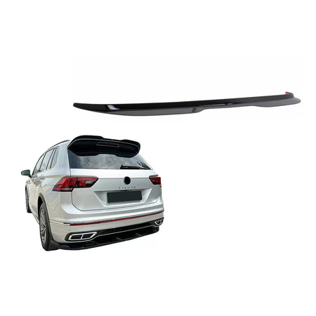 Spoiler Tetto Posteriore Nero per Volkswagen Tiguan Ii MK2 R Line 2020-2024