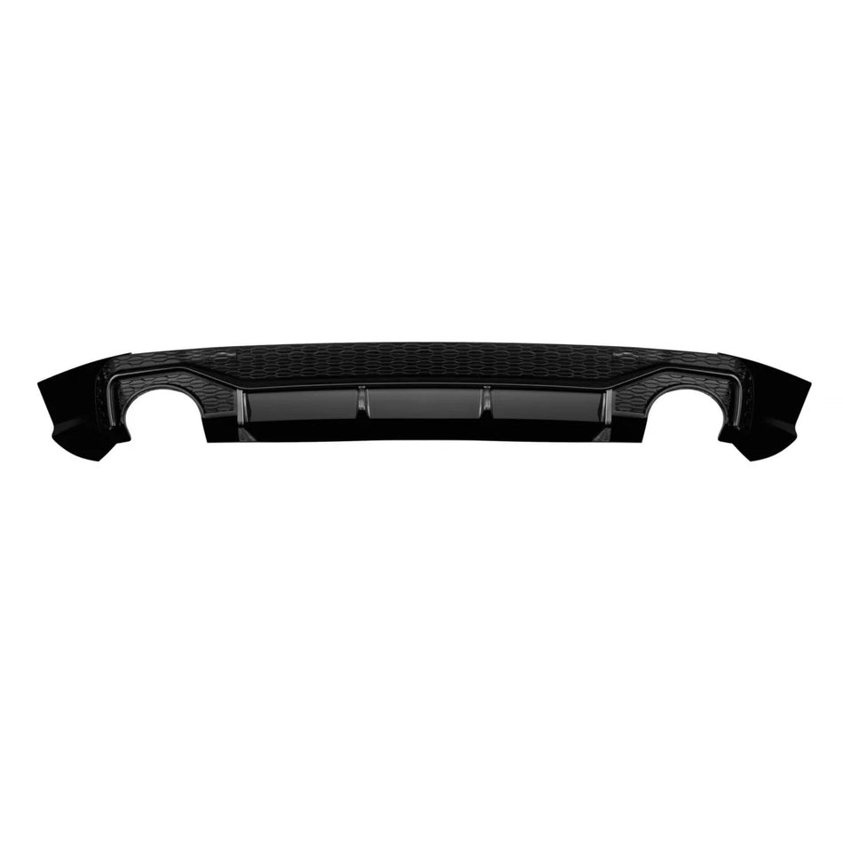 Diffusore Posteriore con Terminali Neri per Audi Q5 2018-2020 S-line