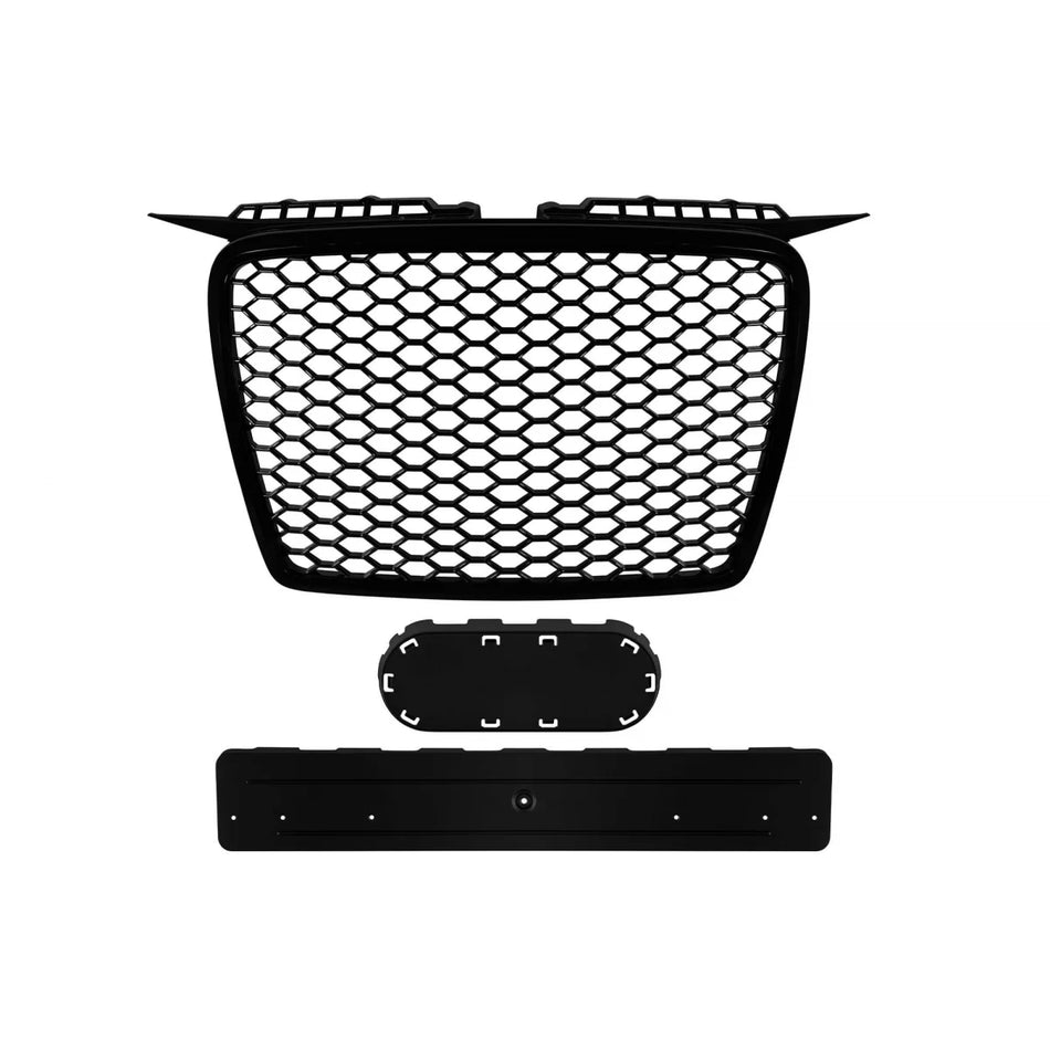 Griglia Anteriore Nera RS Type per Audi A3 2005-2008 Berlina 5 Porte Sportback