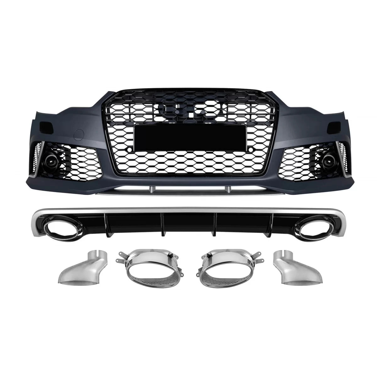Pacchetto RS6 Paraurti Posteriore Standard Audi A6 C7 2011-2015