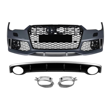Pacchetto RS7 Posteriore per Audi A7 2015-2017 Paraurti S-line Posteriore