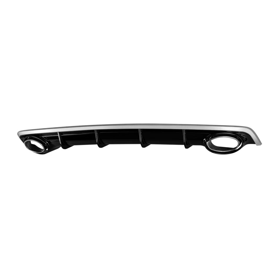 Diffusore Posteriore RS7 con Terminali Cromati per Audi A7 Sportback 2015-2017