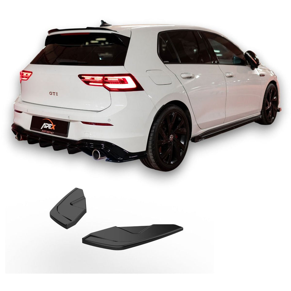 Diffusore Posteriore Laterale per Volkswagen Golf Mk8 R 2020-2024