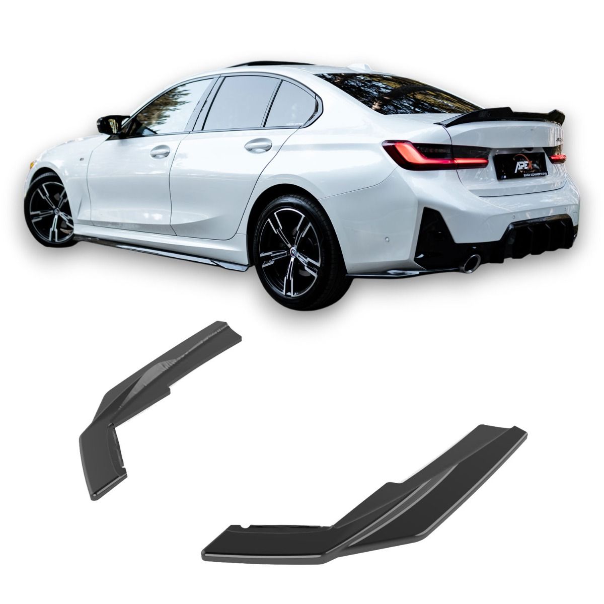 Diffusore Posteriore Laterale per BMW Serie 3 G20/G21 M-Pakket 2022-2026