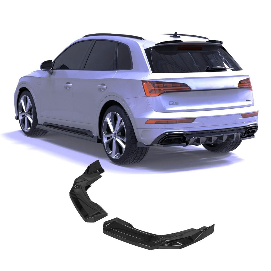 Splitter Laterali per Audi (S)Q5 S-Line SUV Mk2 Restyling 2020-2024