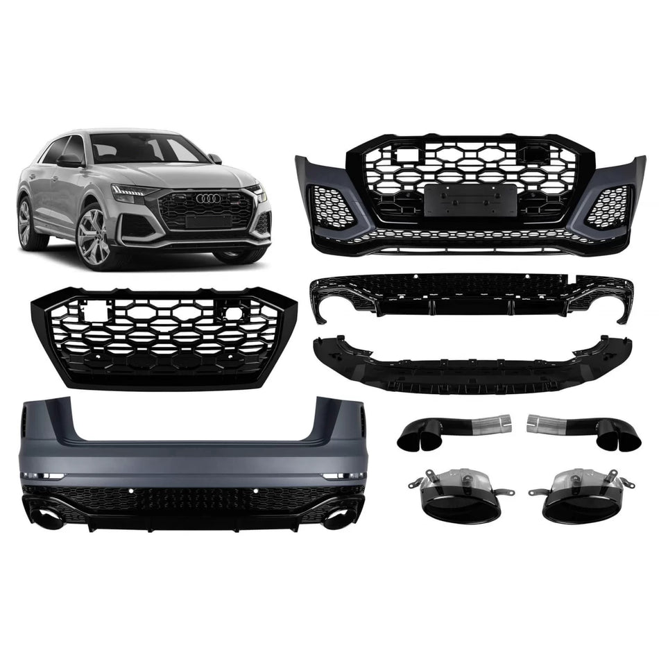 Pacchetto RSQ8 Paraurti Sportivo per Audi Q8 dal 2018