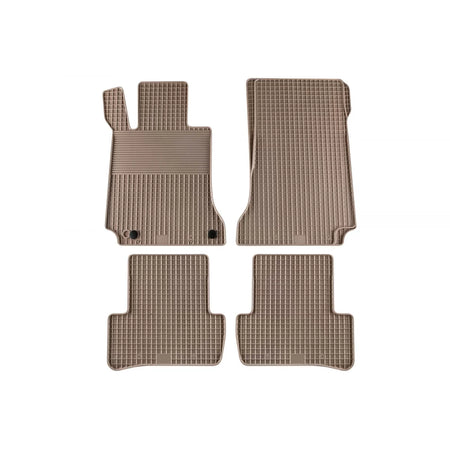 Tappetini in Gomma Beige 4 Pezzi per Mercedes Classe C W204 2007-2014