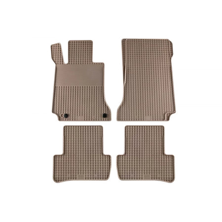 Tappetini in Gomma Beige 4 Pezzi per Mercedes Classe C W204 2007-2014