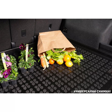 Tappetino Bagagliaio in Gomma per Citroën C4 2010-2017 con Subwoofer