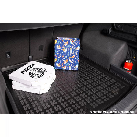 Tappetino Bagagliaio in Gomma per Citroën C4 2010-2017 con Subwoofer