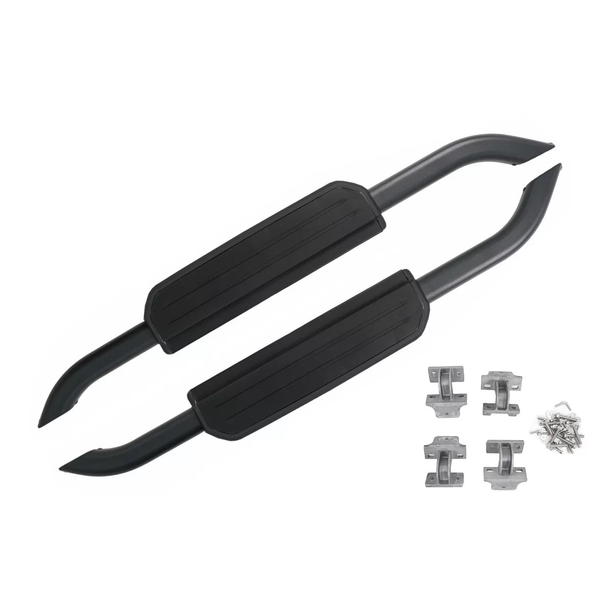 Pedane Laterali Nere per Land Rover Defender 90 L663 2020 in Poi Nero Edition