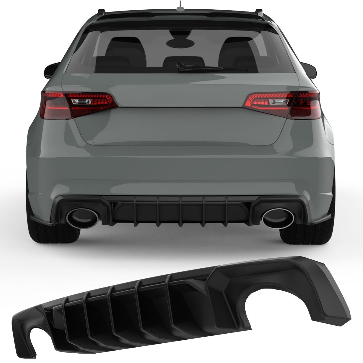 Diffusore Posteriore per Audi RS3 8V Sportback (2015-2019)