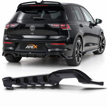 Diffusore Posteriore per Volkswagen Golf MK8 R-Line 2020-2024