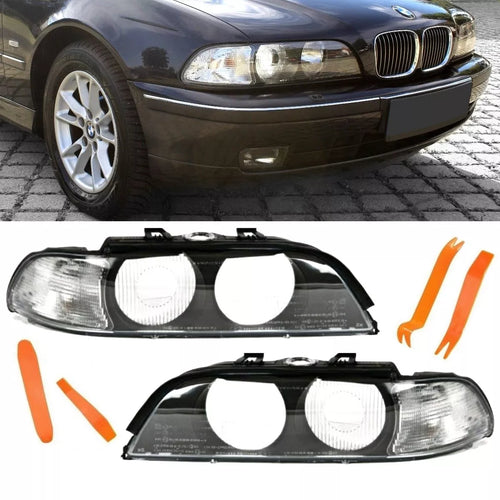 SET VETRO FARI + strumento PVC per BMW E39 Touring 95-00