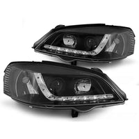 Fari Luce Diurna LED Nero per Opel Astra G 1998-2004