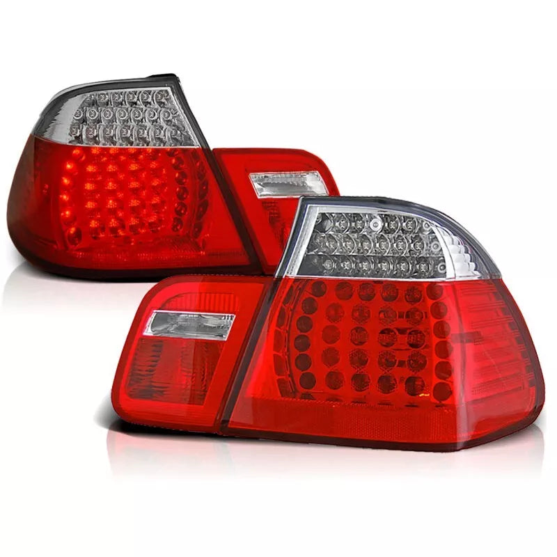 luci posteriori per BMW Serie 3 E46 1998-2001 in rosso/chiaro