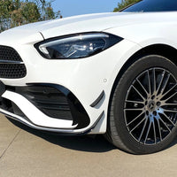 per MERCEDES W206 S206 C AMG LINE ANTERIORE AERO FLAPS PACCHETTO SPOILER