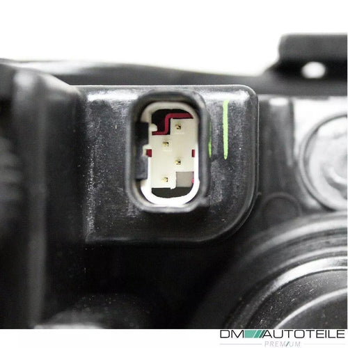 Angel Eyes Faro allo xeno RE + LI per E39 D2S H7 + bruciatore frecce bianco