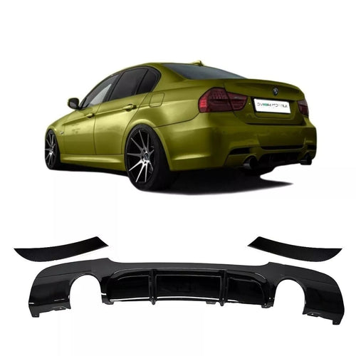 Diffusore posteriore Nero Lucido 335i per BMW Serie 3 E90/E91
