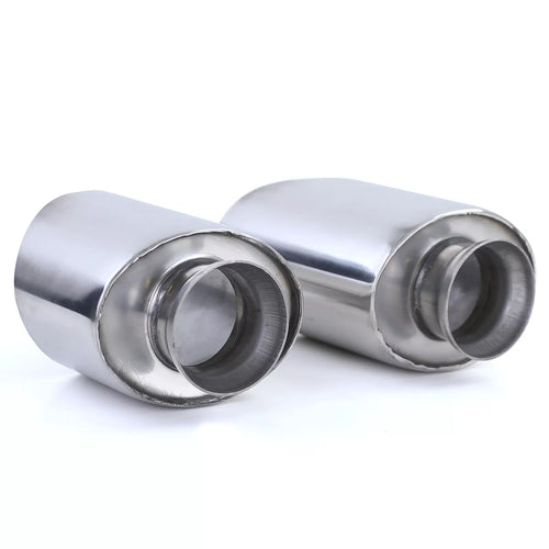 terminali acciaio inox lucido adatti, per Porsche 911 993 3.6 200kw 210kw