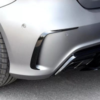 AERO FLAPS NERO posteriore per Mercedes W176 Classe A