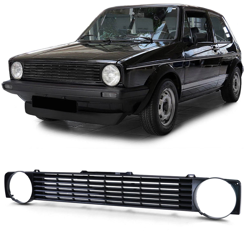 NUOVA INSERZIONEGriglia Sport senza emblema nera per VW Golf 1 + Cabrio + Caddy
