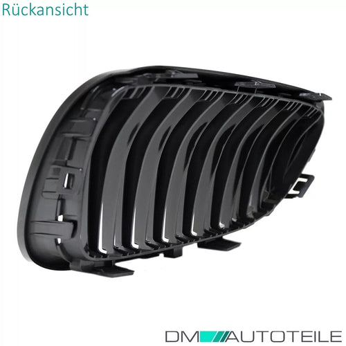 Set Griglia doppia barra nera brillante per BMW E92 E93 LCI
