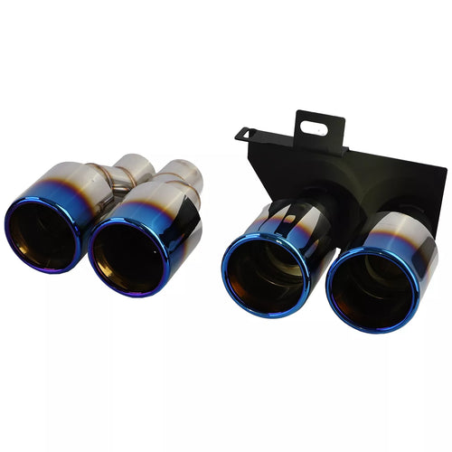 Diffusore posteriore + terminali titanio per BMW F10 F11 520 523 525 528 530