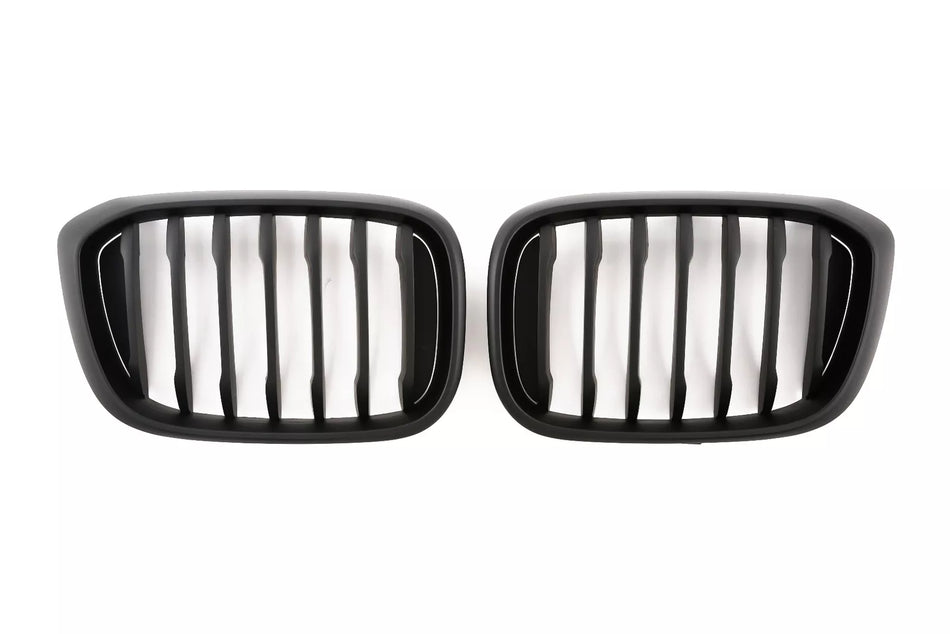 per BMW X3 X4 G01 G02 GRIGLIA RADIATORE NERO OPACO