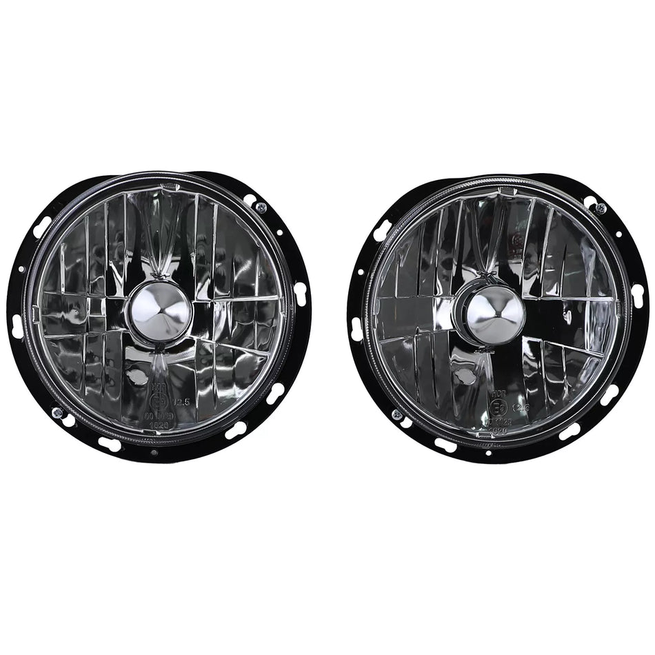 Faro proiettore in vetro trasparente cromato per Mazda MX5 NA 90-98