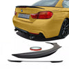Spoiler Posteriore bagagliaio Nero Opaco +3M per BMW Serie 4 F33 cabriolet